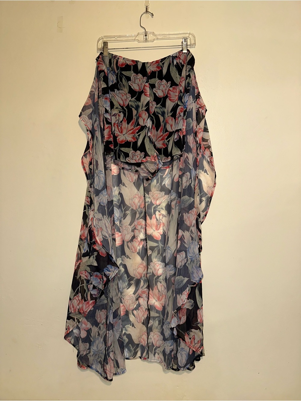 Two Piece Floral Sheer Set